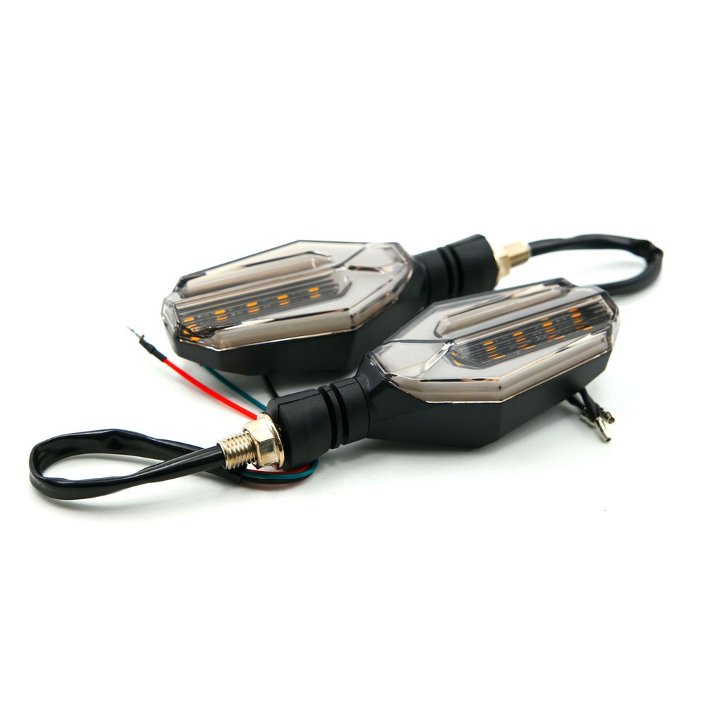 Foto 5 pulgar | Direccionales para Moto Rasen RS-DIR-0032Y-W Luz color Amarillo y Blanco Universal