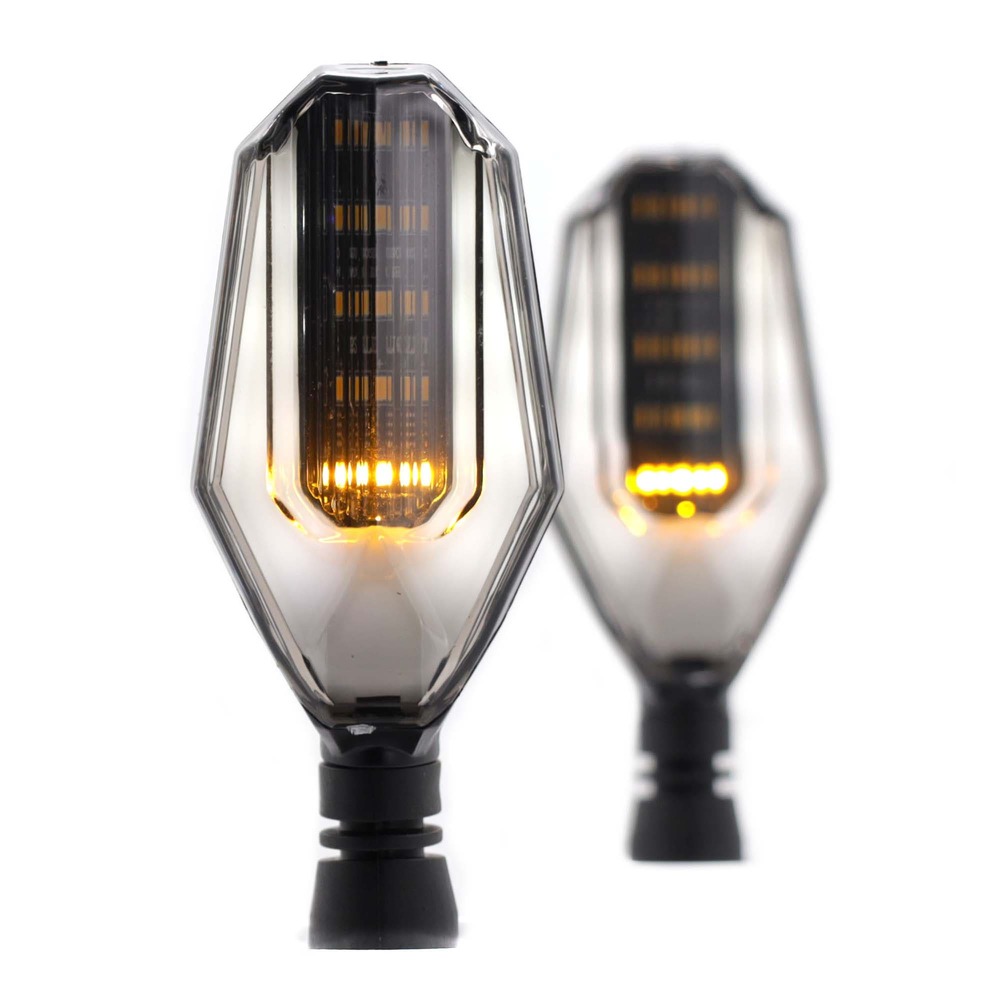 Foto 7 | Direccionales para Moto Rasen RS-DIR-0032Y-W Luz color Amarillo y Blanco Universal