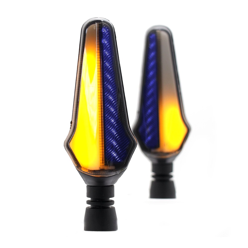 Foto 2 pulgar | Direccionales para Moto Rasen RS-DIR-0035Y-BU Luz color Azul y Amarillo Universal