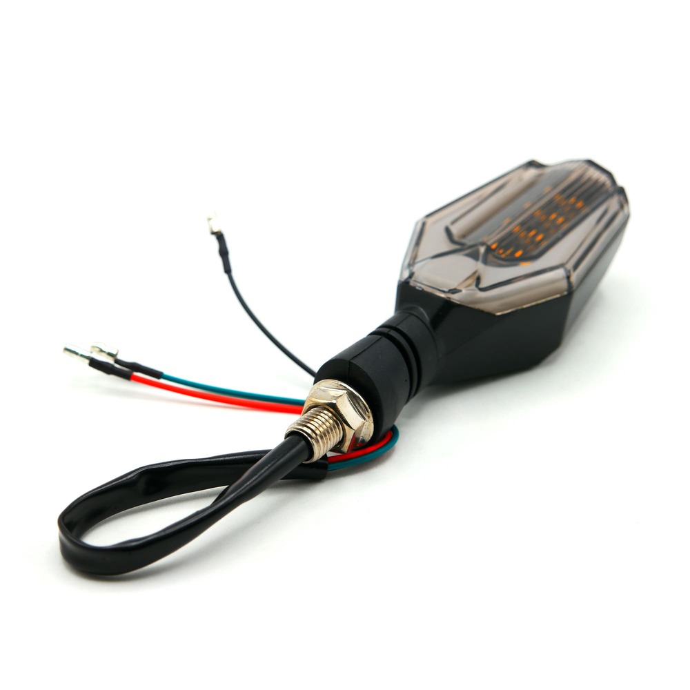 Foto 5 pulgar | Direccionales para Moto Rasen Universal Luz color Amarillo