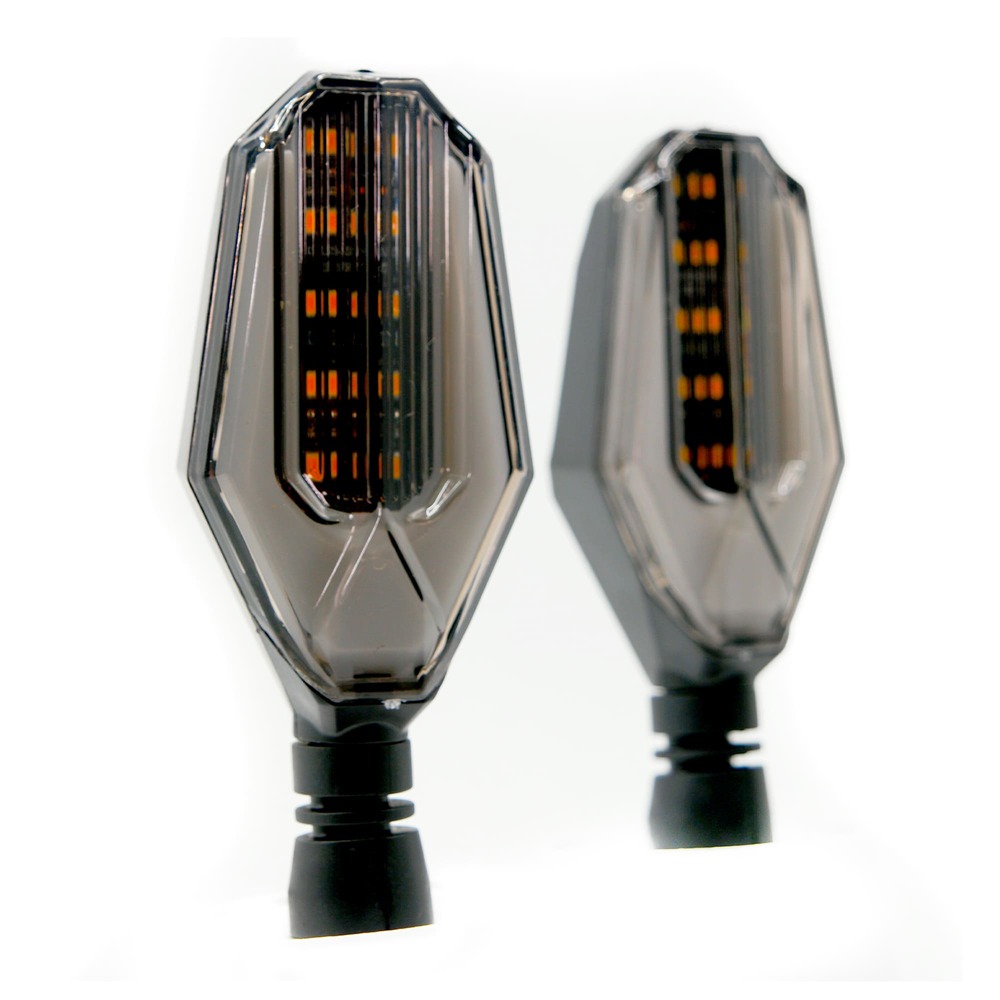 Foto 6 pulgar | Direccionales para Moto Rasen Universal Luz color Amarillo