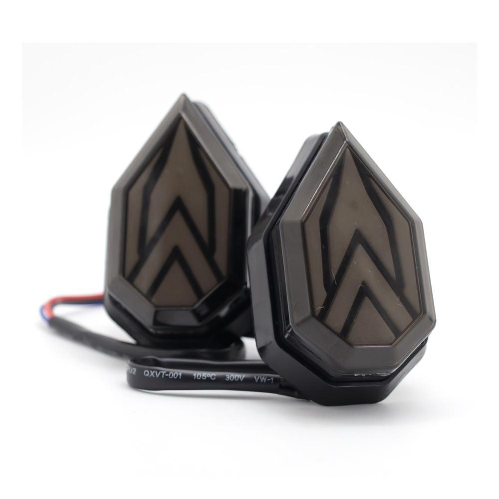 Foto 5 pulgar | Direccionales para Moto Rasen Universal Luz color Azul y Amarillo