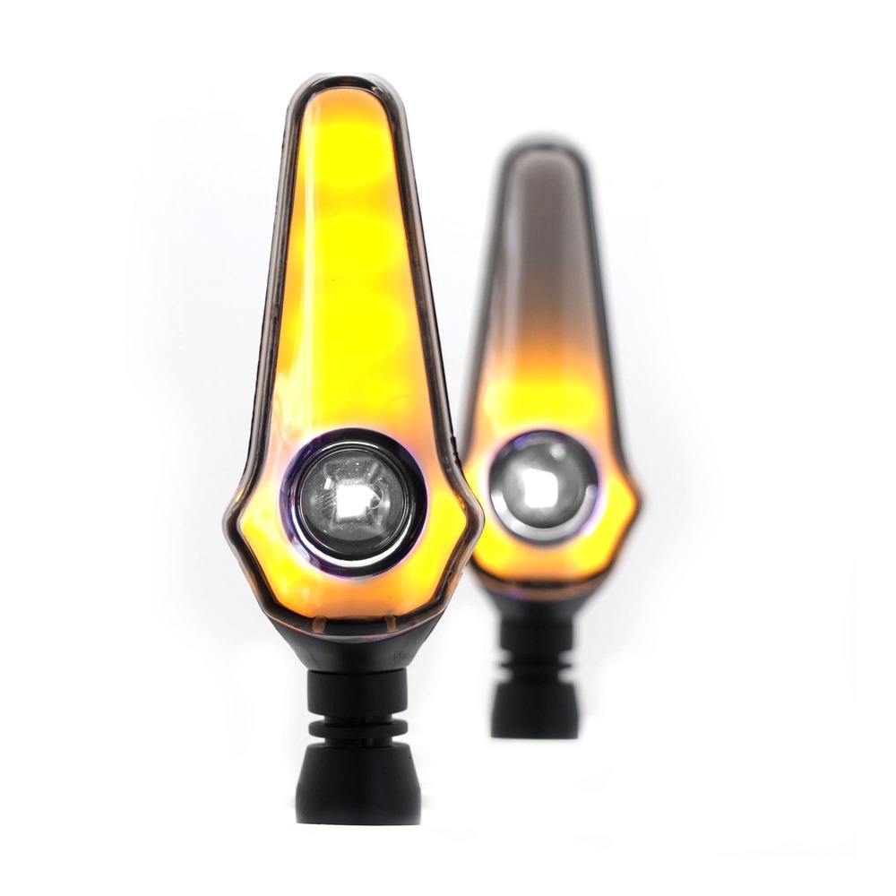 Foto 4 pulgar | Direccionales para Moto Rasen RS-DIR-0056Y-W Luz color Amarillo y Blanco Universal