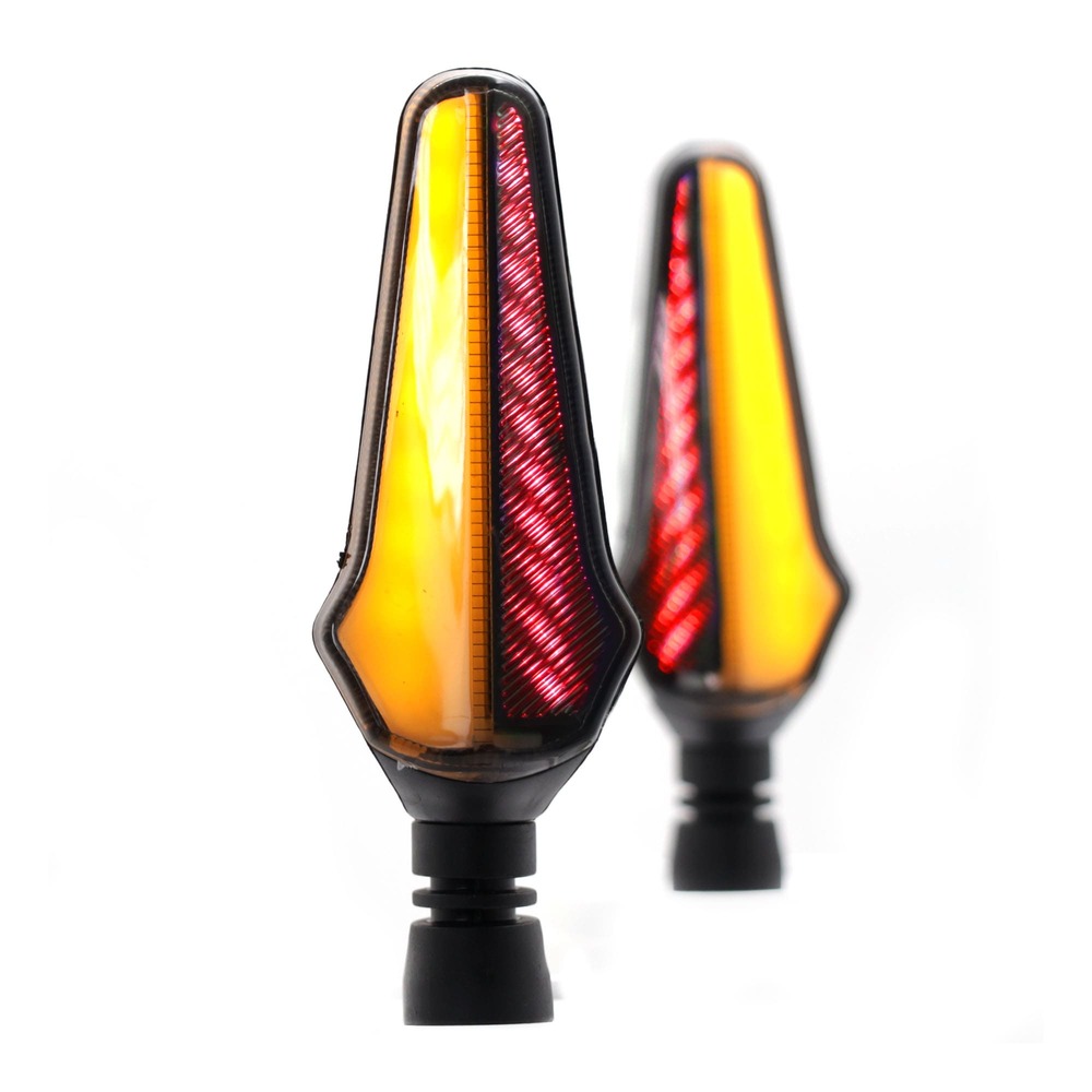 Foto 2 pulgar | Direccionales para Moto Rasen RS-DIR-0035Y-R Luz color Rojo y Amarillo Universal