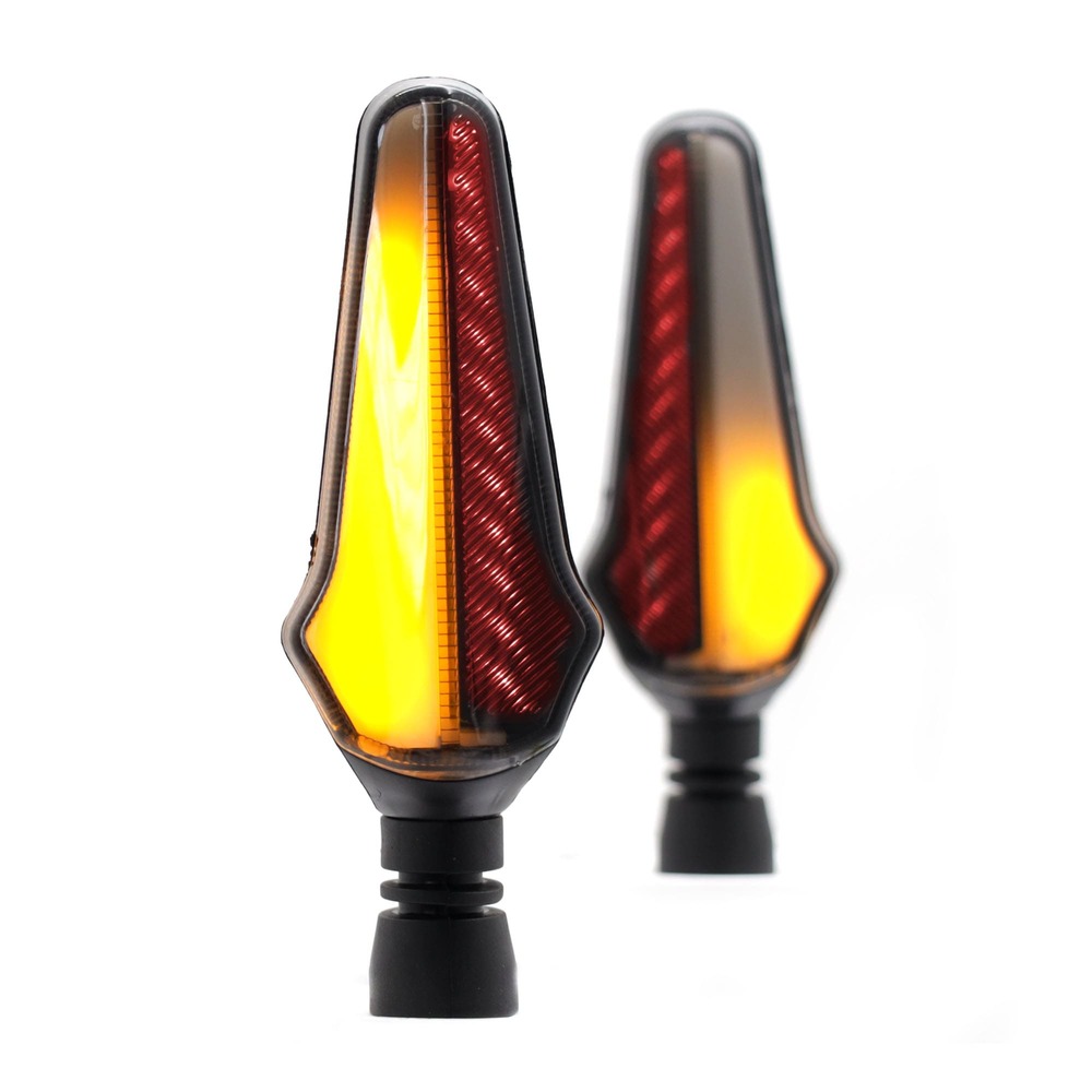 Foto 5 | Direccionales para Moto Rasen RS-DIR-0035Y-R Luz color Rojo y Amarillo Universal