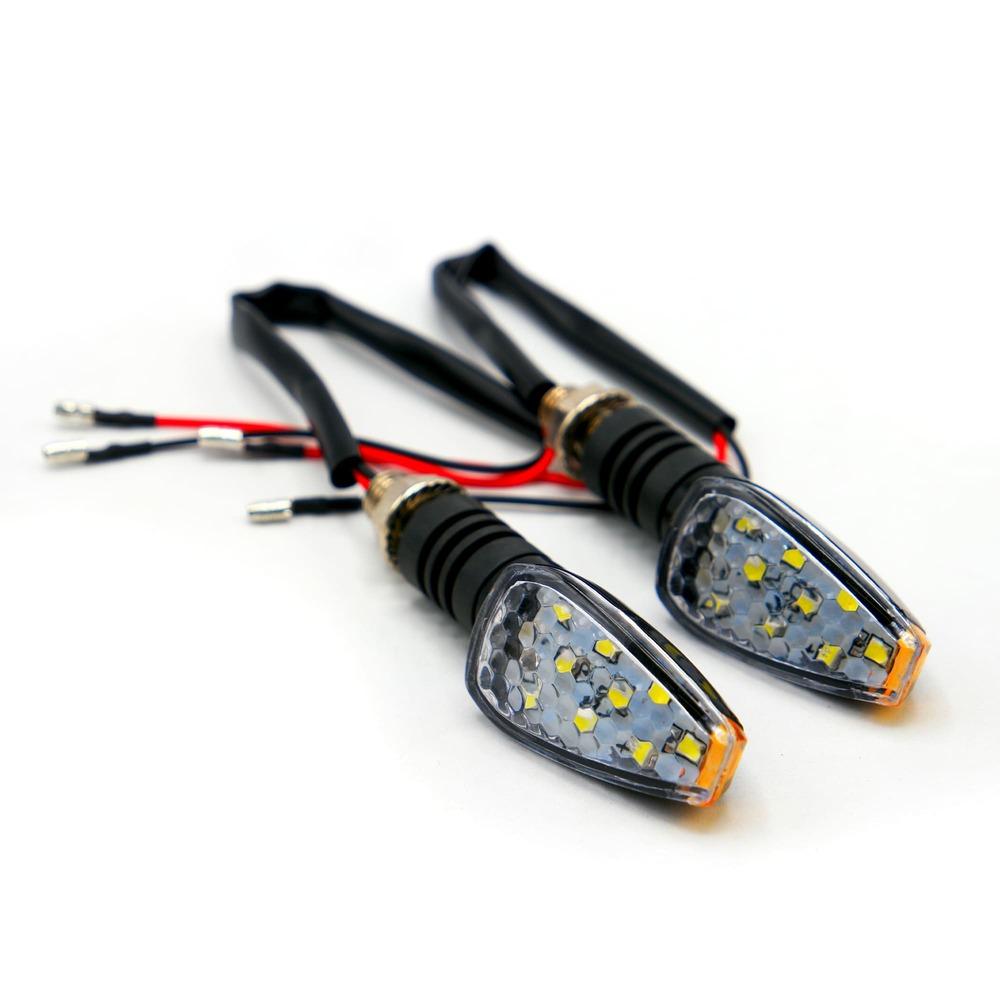Foto 6 pulgar | Direccional Led Negro Brillante Universal Para Motocicleta