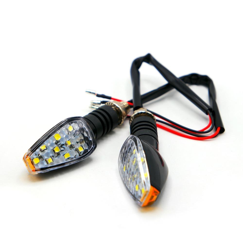 Foto 7 pulgar | Direccional Led Negro Brillante Universal Para Motocicleta