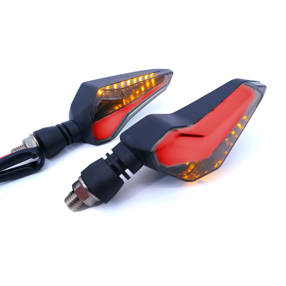 Foto 4 | Direccional Led Secuencial Tipo Ala Universal Para Motocicleta