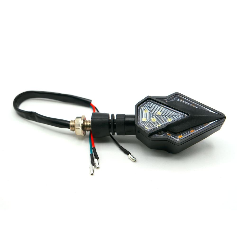 Foto 8 pulgar | Direccional Led Secuencial Tipo Diamante Universal Para Motocicleta