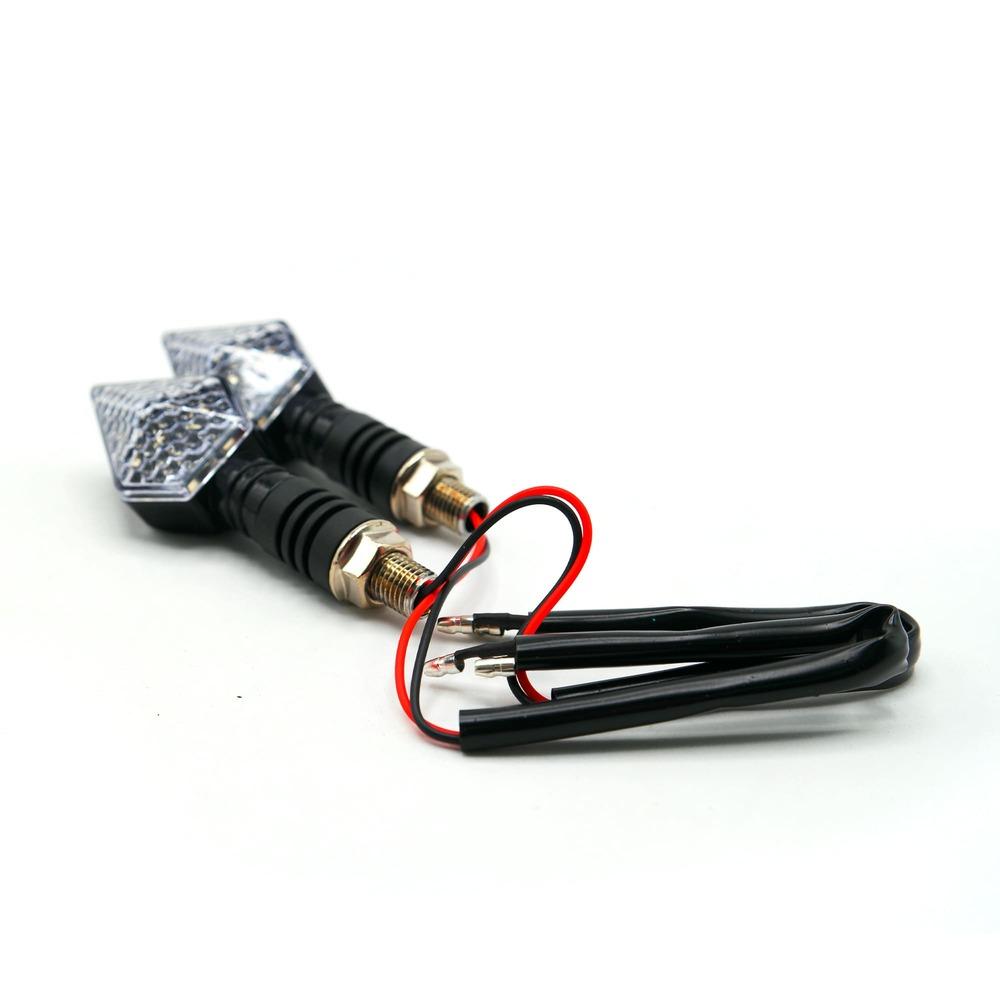 Foto 7 pulgar | Direccional Led Tipo Rombo Universal Para Motocicleta