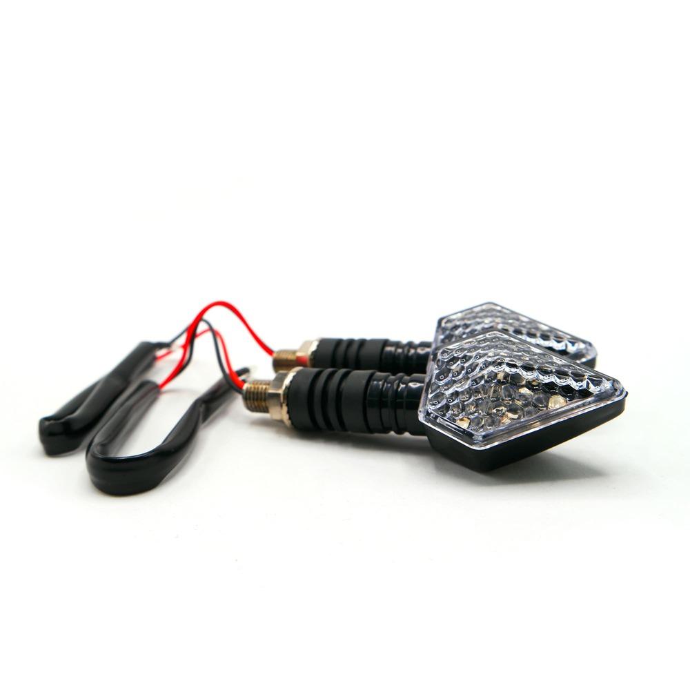 Foto 9 pulgar | Direccional Led Tipo Rombo Universal Para Motocicleta