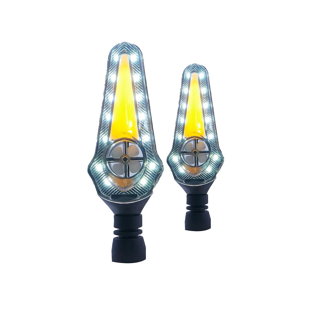 Foto 2 pulgar | Direccional Led Secuencial Tipo Helice Universal Para Motocicleta