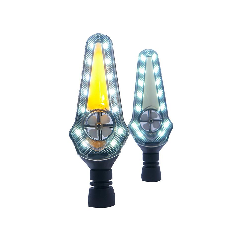 Foto 3 pulgar | Direccional Led Secuencial Tipo Helice Universal Para Motocicleta
