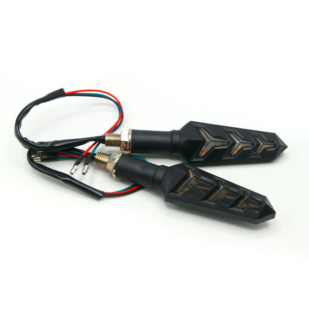 Foto 8 pulgar | Direccional Led Secuencial Tipo Rayo Universal Para Motocicleta