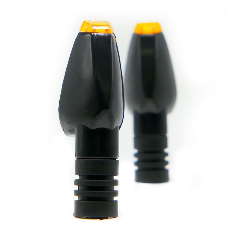 Foto 5 pulgar | Direccional Led Negro Brillante Universal Para Motocicleta