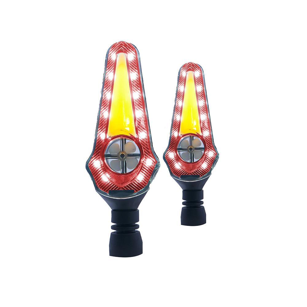 Foto 2 pulgar | Direccional Led Secuencial Tipo Helice Universal Para Motocicleta