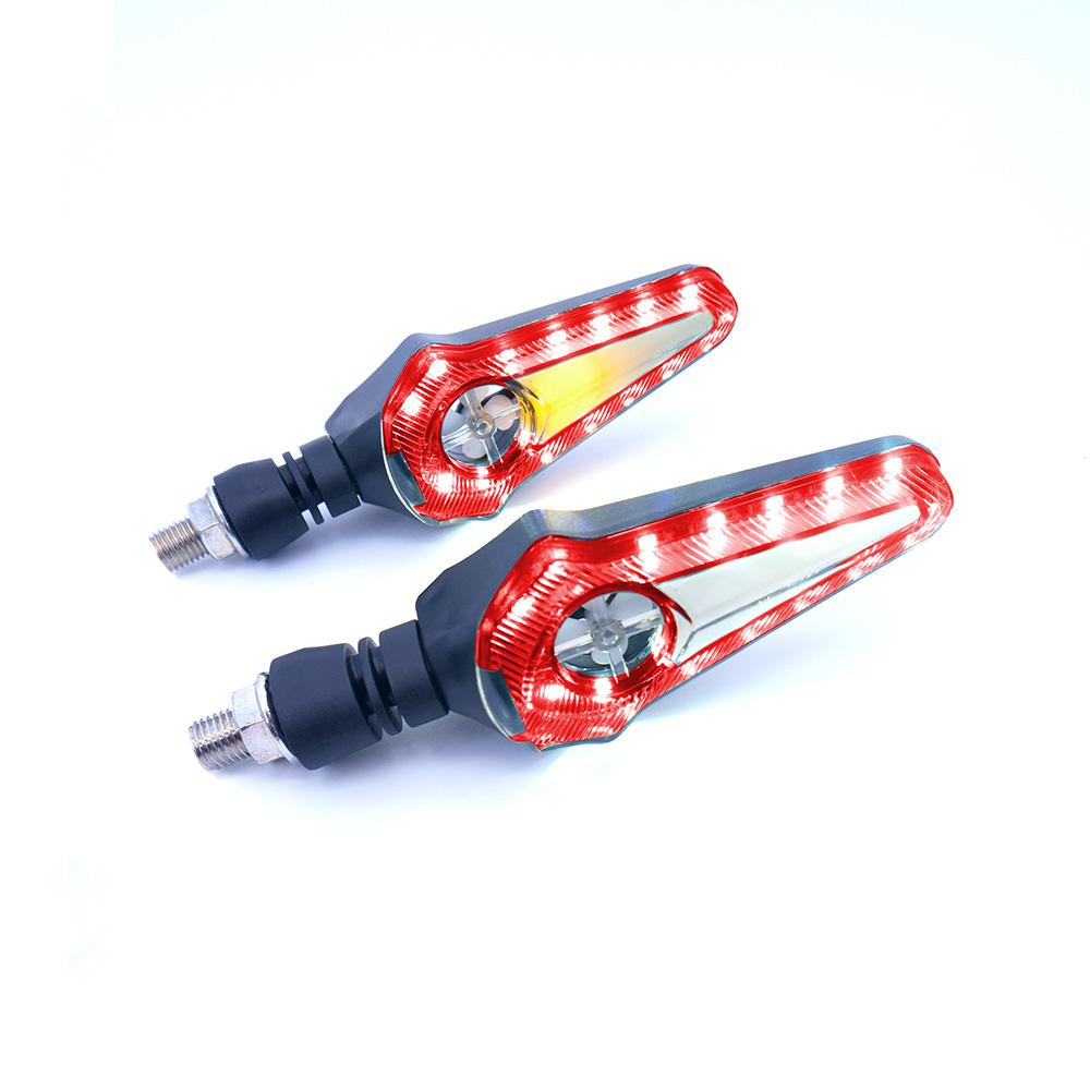 Foto 5 pulgar | Direccional Led Secuencial Tipo Helice Universal Para Motocicleta