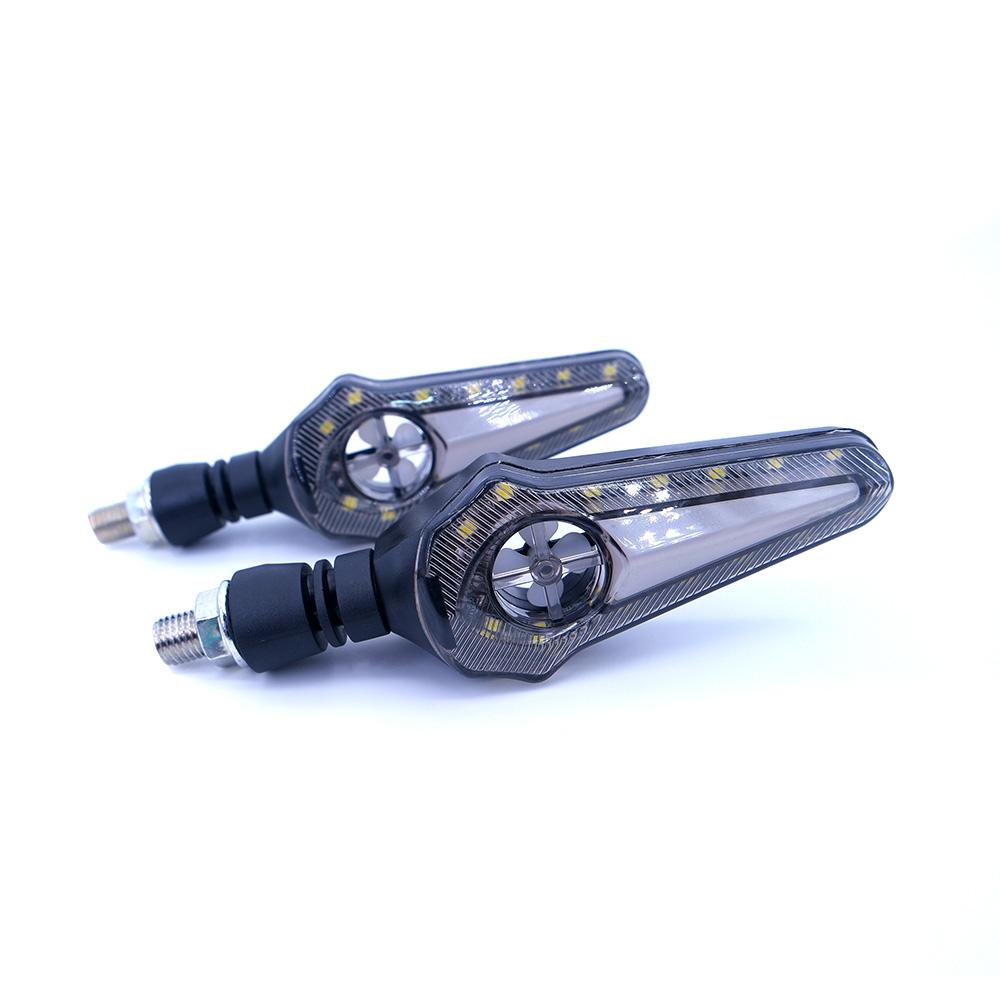 Foto 6 pulgar | Direccional Led Secuencial Tipo Helice Universal Para Motocicleta