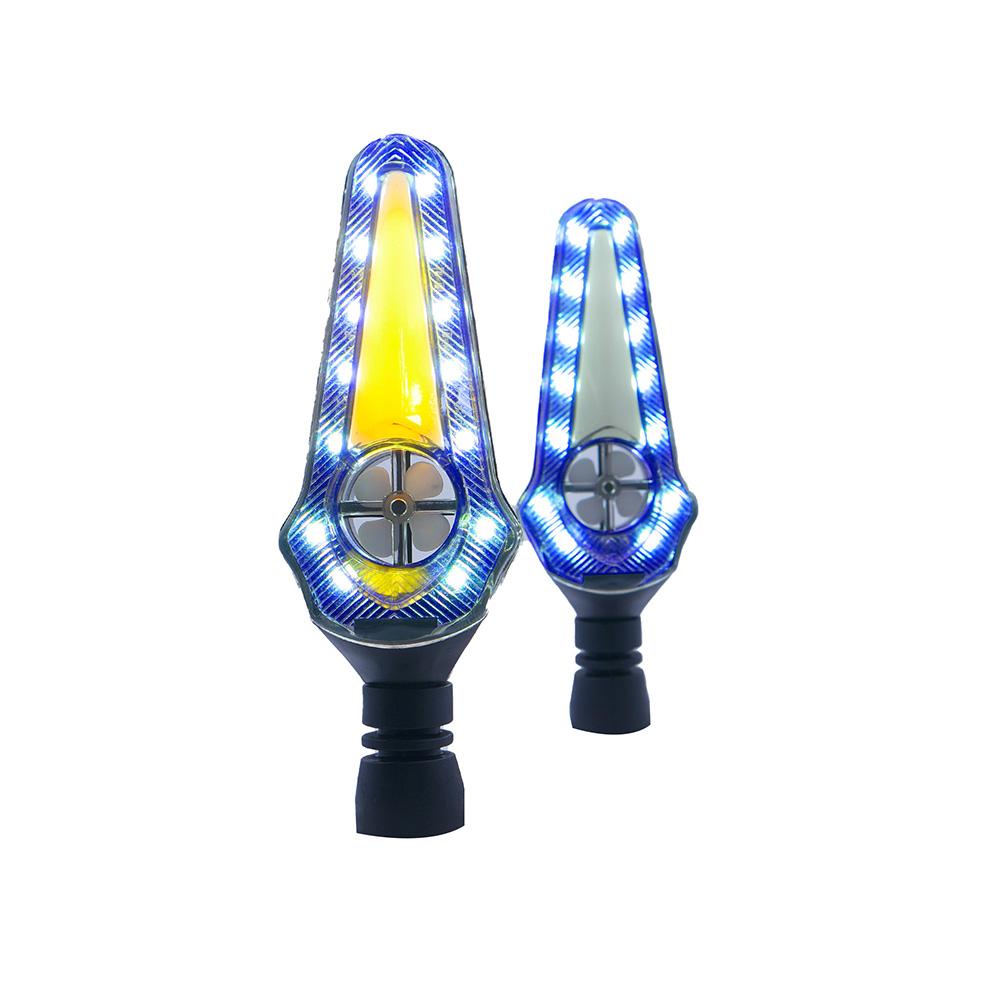 Foto 3 pulgar | Direccional Led Secuencial Tipo Helice Universal Para Motocicleta