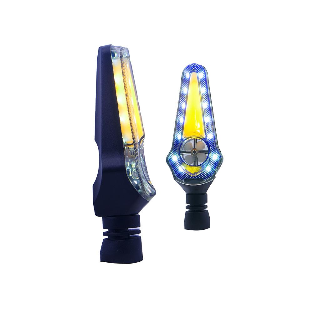 Foto 4 pulgar | Direccional Led Secuencial Tipo Helice Universal Para Motocicleta