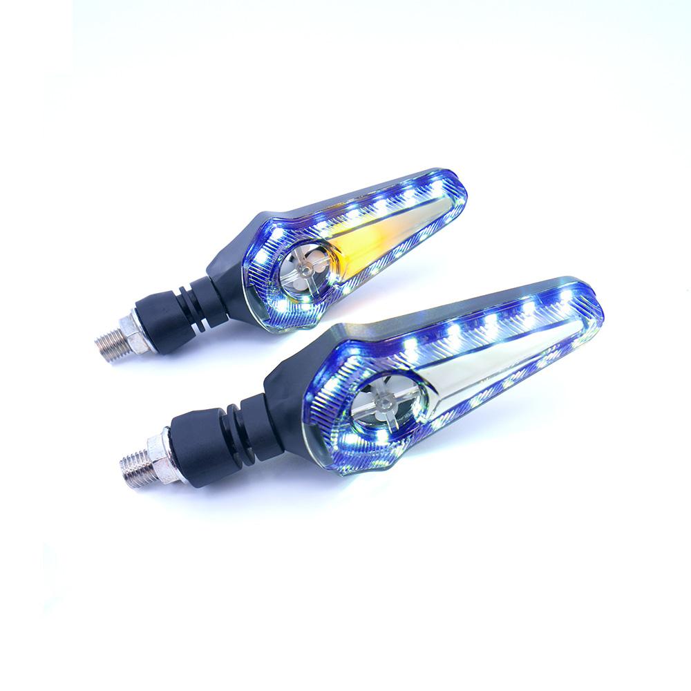 Foto 5 pulgar | Direccional Led Secuencial Tipo Helice Universal Para Motocicleta