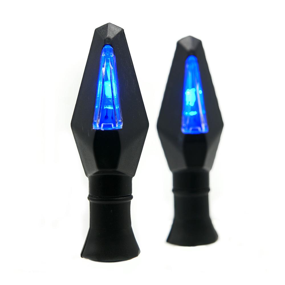 Foto 3 pulgar | Direccionales Para Moto Rasen Led Duo Tipo Rombo Universal
