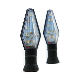 Foto 3 | Direccionales Para Moto Rasen Led Duo Tipo Rombo Universal