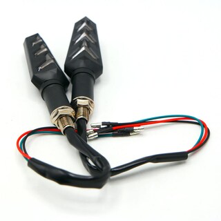 Foto 5 | Direccional Led Secuencial Tipo Rayo Universal Para Motocicleta