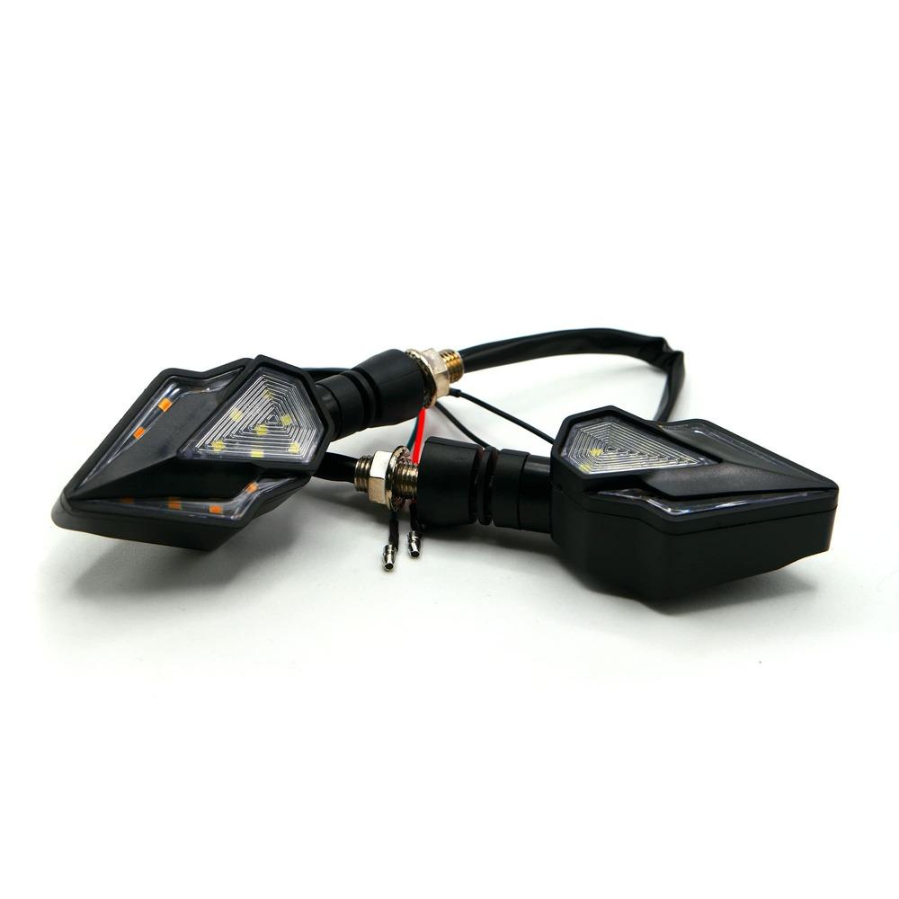 Foto 5 | Direccional Led Secuencial Tipo Diamante Universal Para Motocicleta