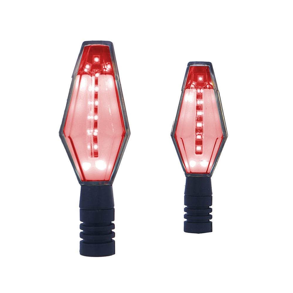 Foto 2 pulgar | Direccionales Led Secuencial Rasen RS-DIR-0051 Rojas Tipo Rectangular Universal