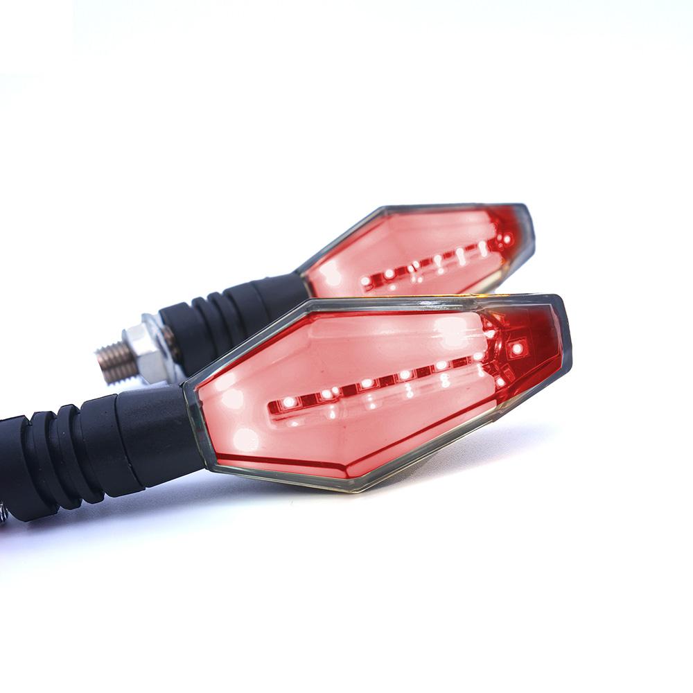 Foto 5 pulgar | Direccionales Led Secuencial Rasen RS-DIR-0051 Rojas Tipo Rectangular Universal