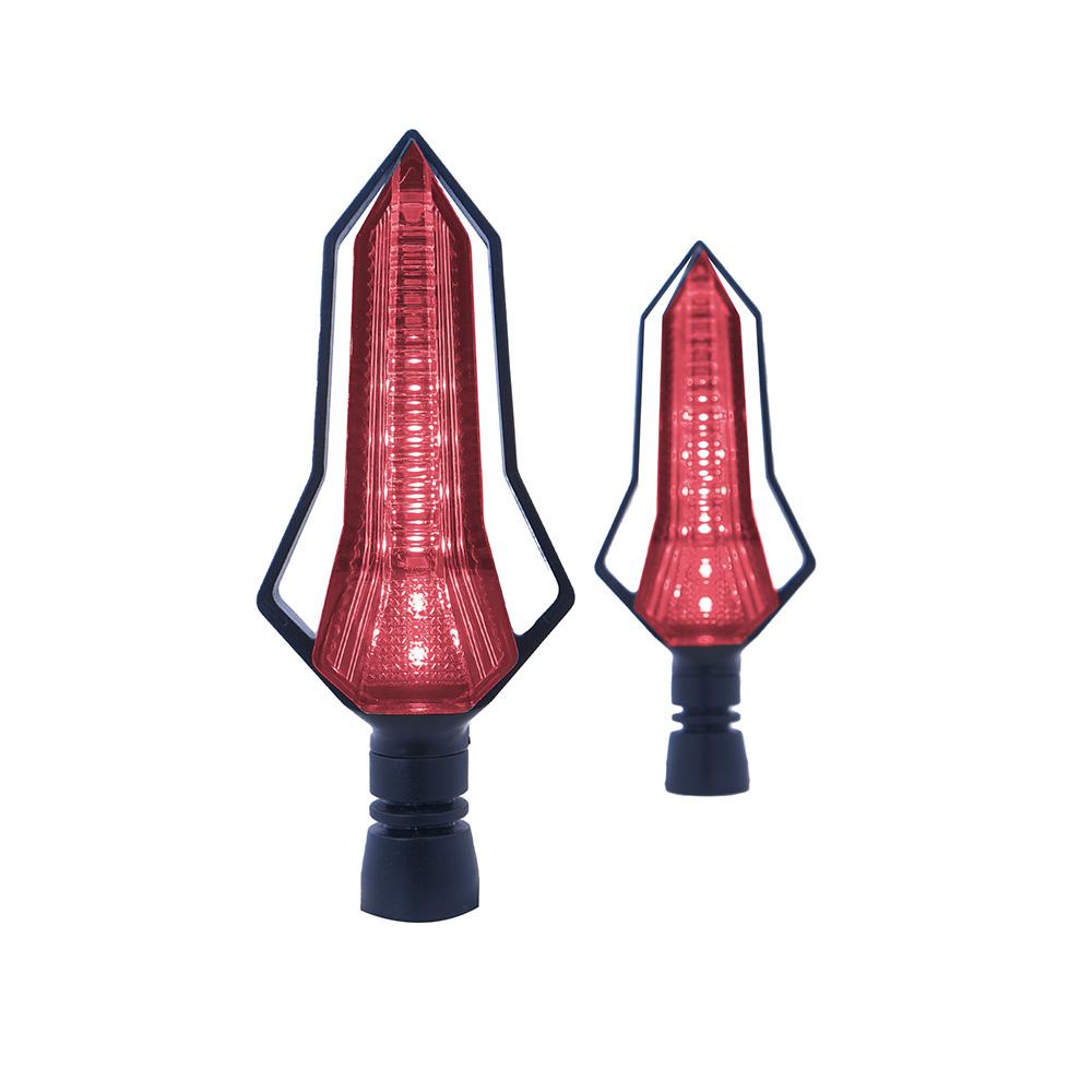Foto 2 pulgar | Direccionales Led Secuencial Rasen RS-DIR-0053 Rojo Tipo Silueta Universal