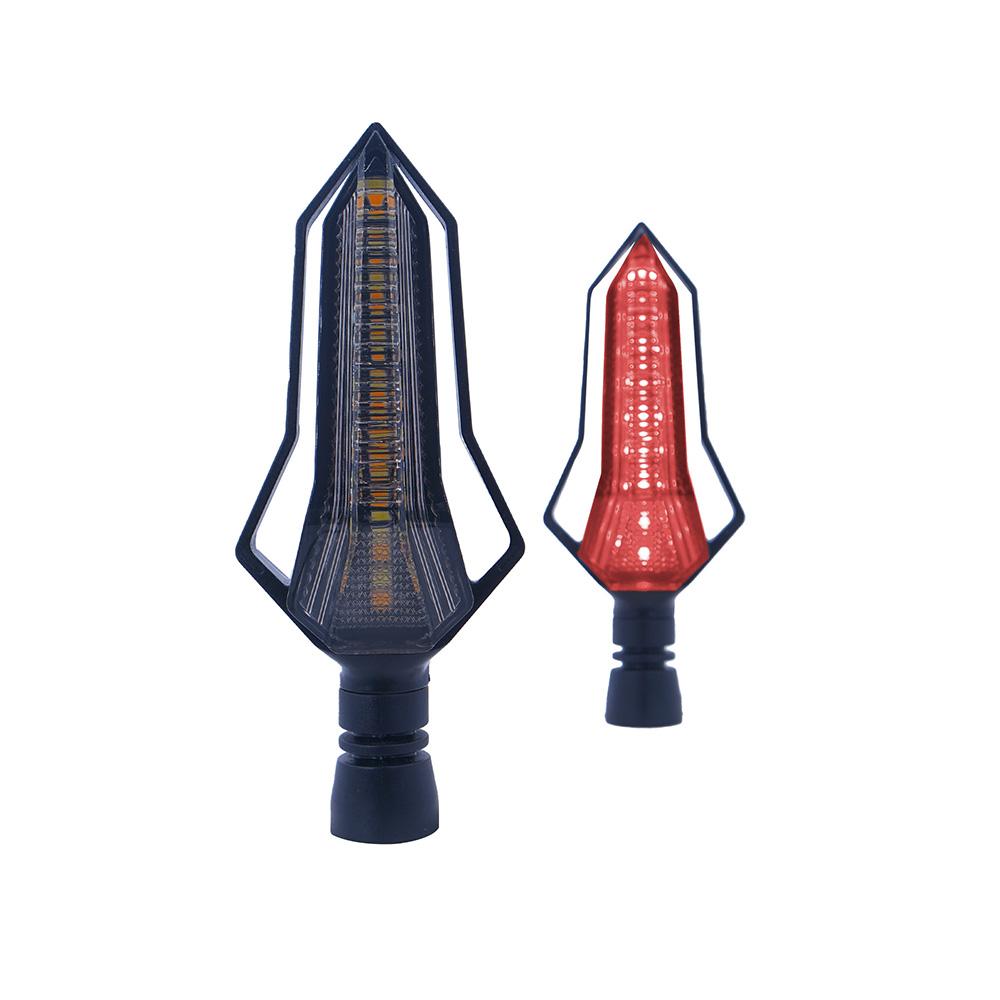 Foto 3 pulgar | Direccionales Led Secuencial Rasen RS-DIR-0053 Rojo Tipo Silueta Universal