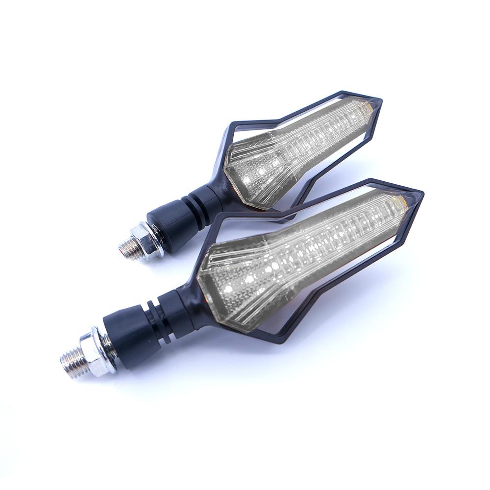 Foto 5 pulgar | Direccional LED Secuencial Rasen RS-DIR-0053 Amarillo Tipo Silueta para Motocicleta Universal