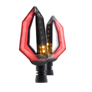 Foto 4 | Direccional Led Secuencial Rasen RS-DIR-0033 Rojo Tipo Aleta Universal para Motocicleta