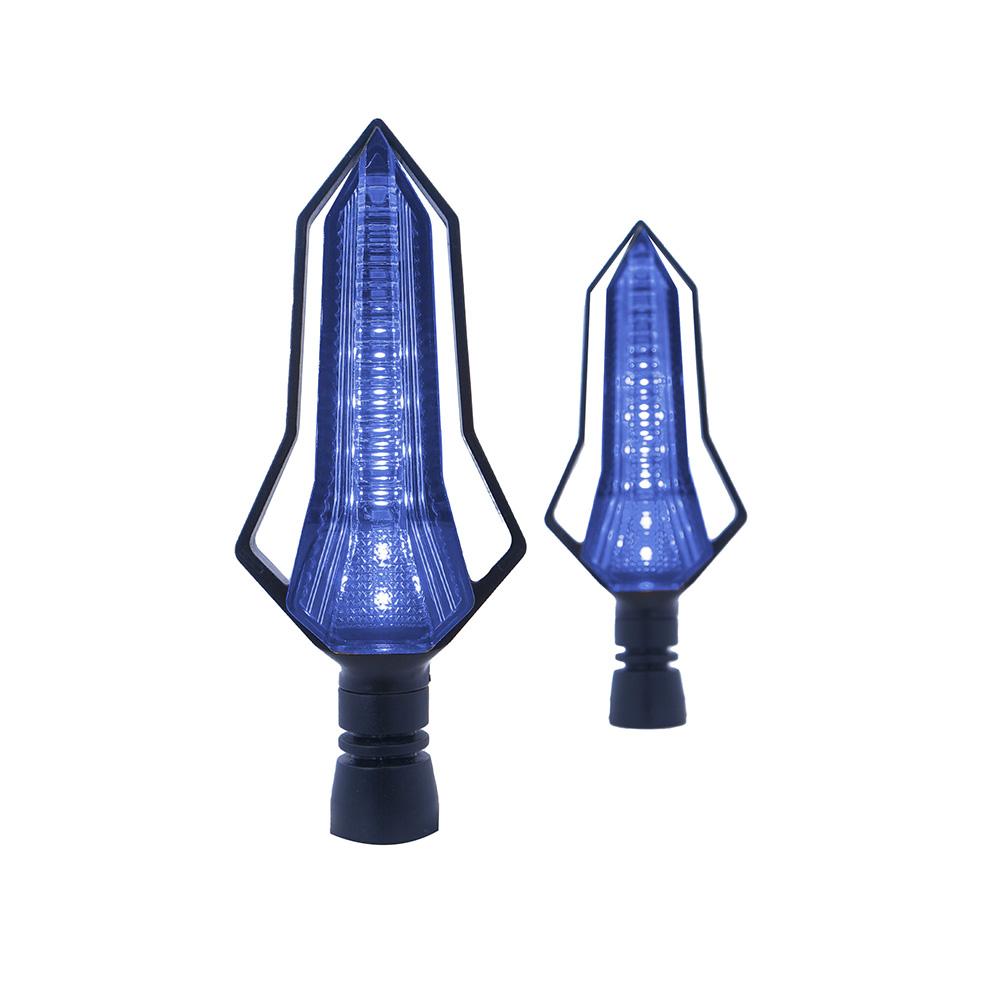 Foto 2 pulgar | Direccionales LED Rasen RS-DIR-0053 para Motocicleta Secuencial Tipo Silueta Universal
