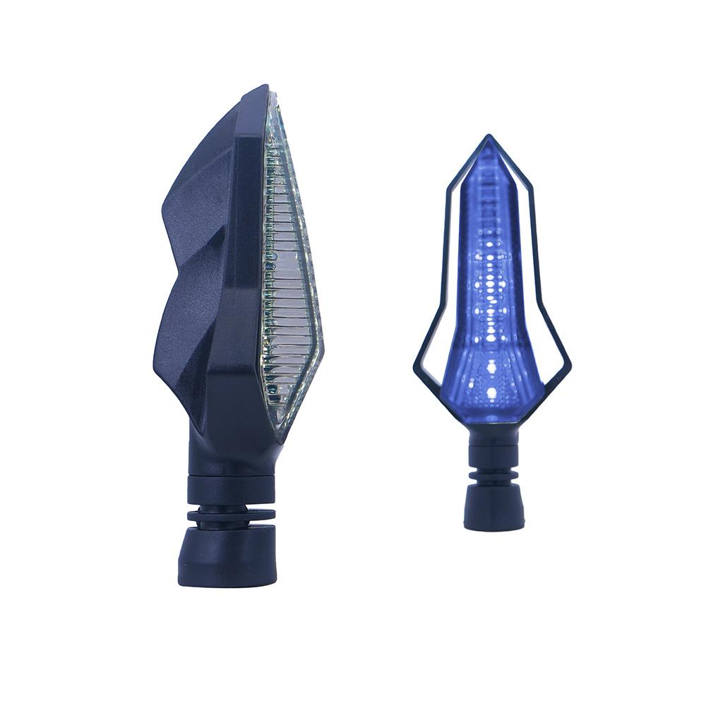 Foto 4 pulgar | Direccionales LED Rasen RS-DIR-0053 para Motocicleta Secuencial Tipo Silueta Universal