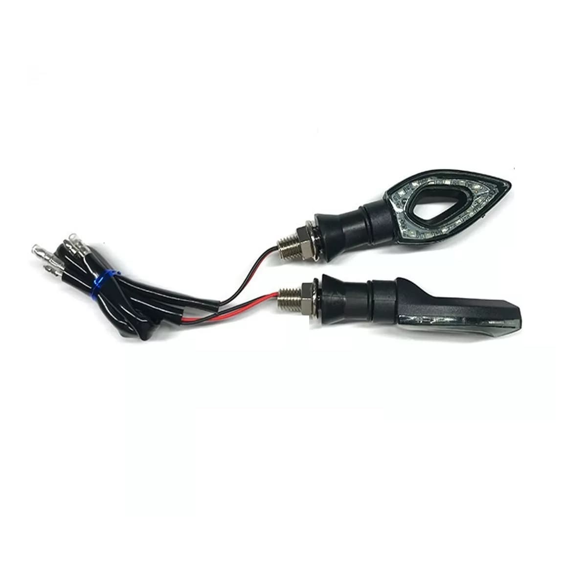 Par Luces Led Direccionales Moto Ahuecar Laterales 2pz  Eo Safe Imports Esi-10220 Azul $459