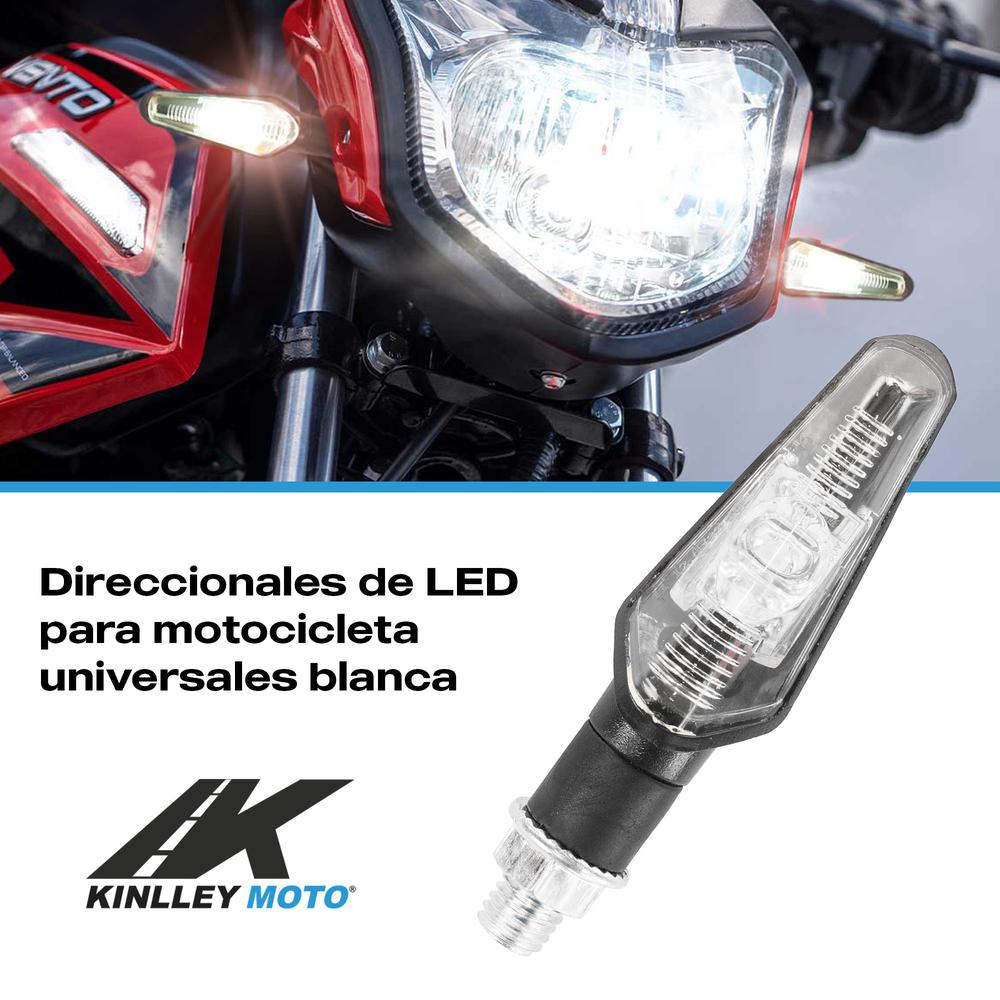 Foto 3 pulgar | Direccionales Led Para Motocicleta Kinlley Kl009 Negro