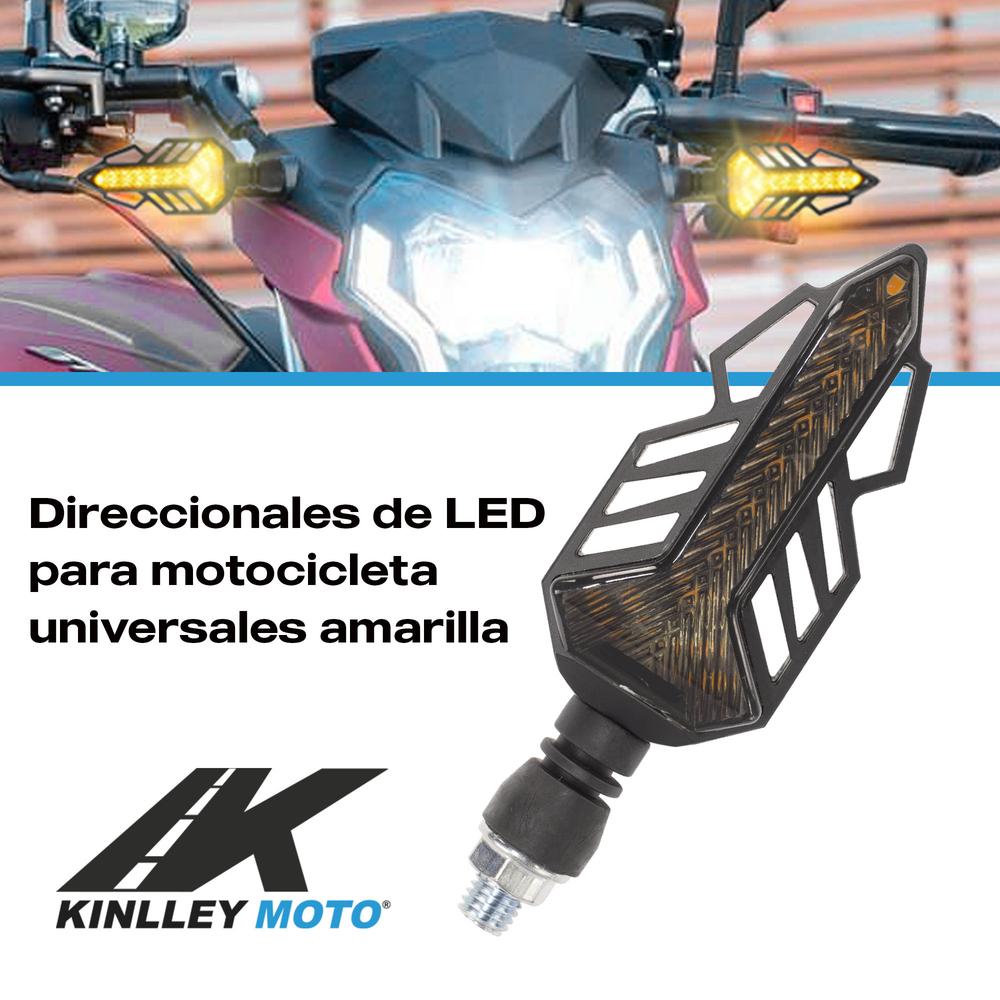 Foto 3 pulgar | Direccionales Led Para Motocicleta Kinlley Kl004 Negro