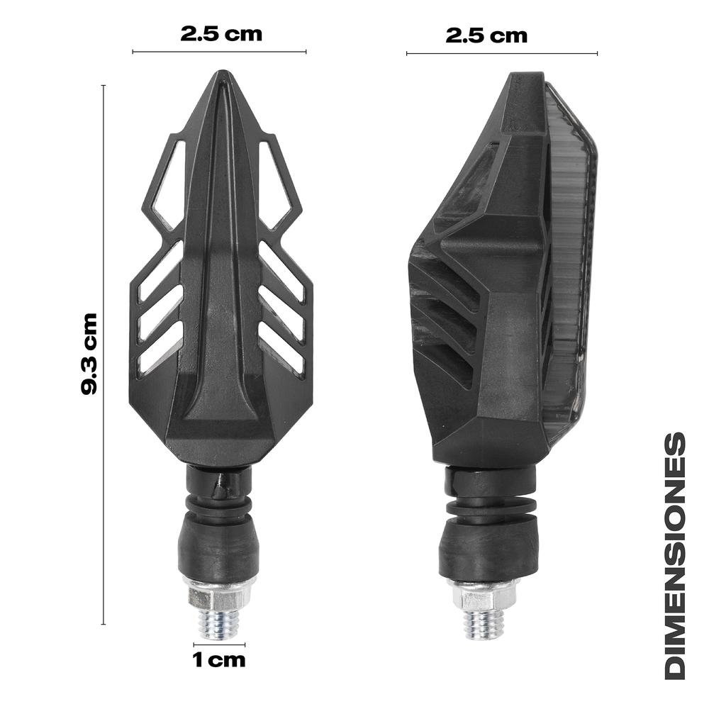 Foto 5 | Direccionales Led Para Motocicleta Kinlley Kl004 Negro