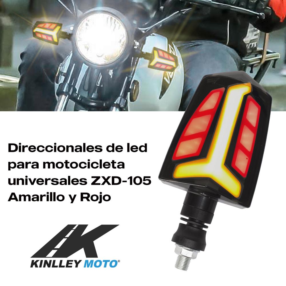 Foto 3 pulgar | Direccionales Led Para Motocicleta Kinlley Kl1035 Negro