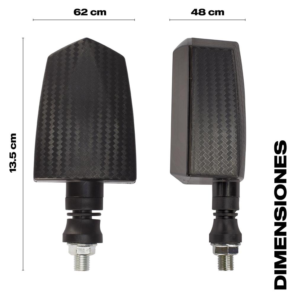 Foto 6 pulgar | Direccionales Led Para Motocicleta Kinlley Kl1035 Negro