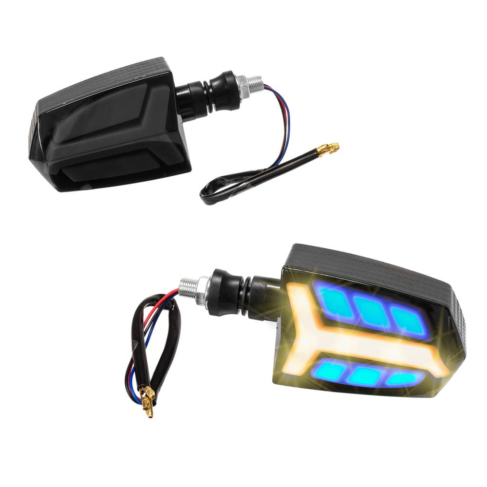 Direccionales Led Para Motocicleta Kinlley Universal Negro