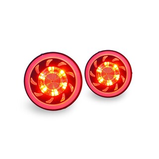 Foto 5 | Direccionales Para Moto Rasen Led Tipo Ventilador Universal