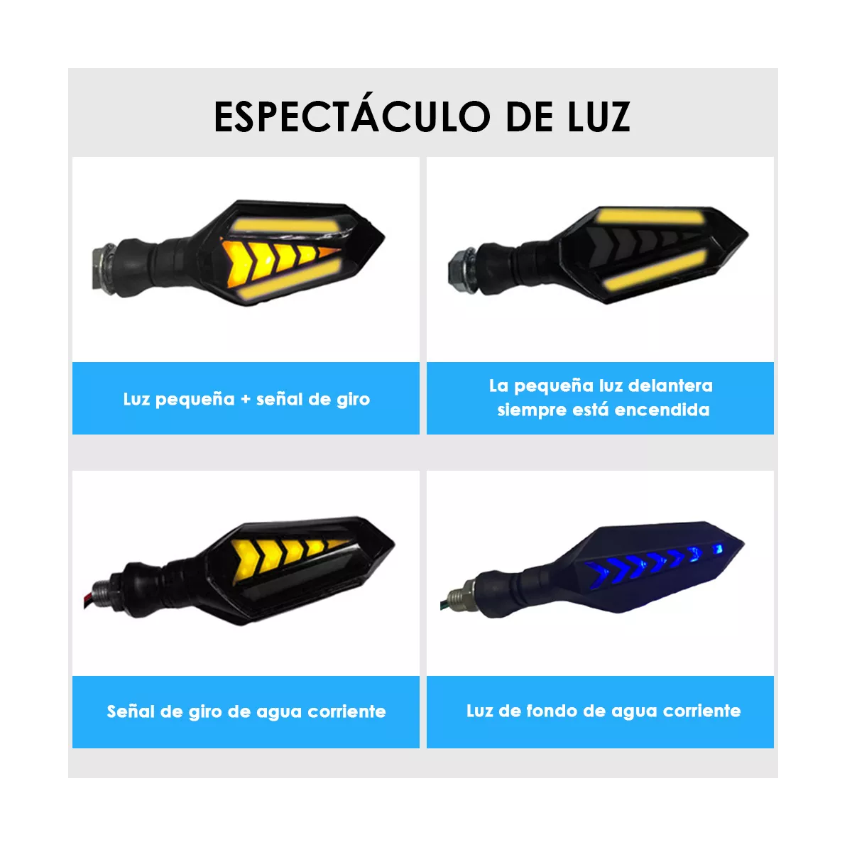 Foto 5 pulgar | 4pcs Luces Led Direccionales Eo Safe Imports Esi-15535 Amarillo