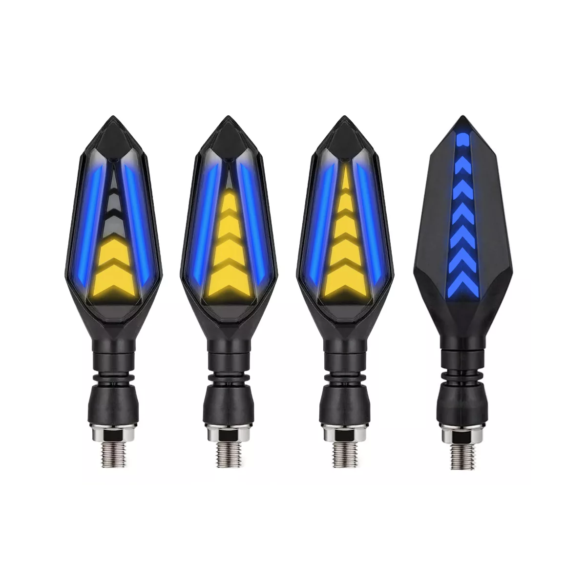 Foto 2 pulgar | 4pcs Luces Led Direccionales Eo Safe Imports Esi-15536 Azul