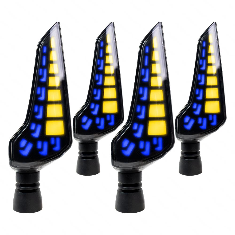 Foto 3 pulgar | Par De Direccionales Led Secuencial Tipo Boomerang Para Moto Rasen