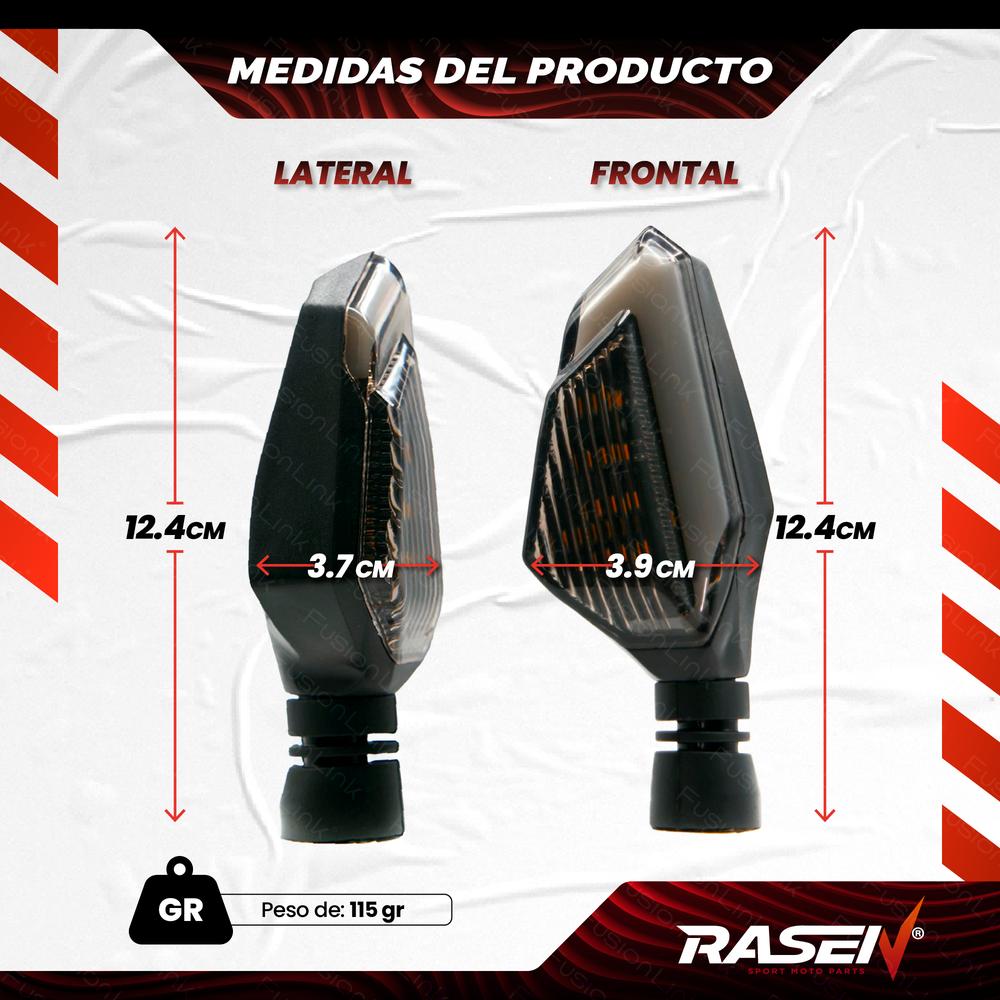 Foto 4 | 2 Pares De Direccionales Led Neon Decorativa Universal Para Motocicleta