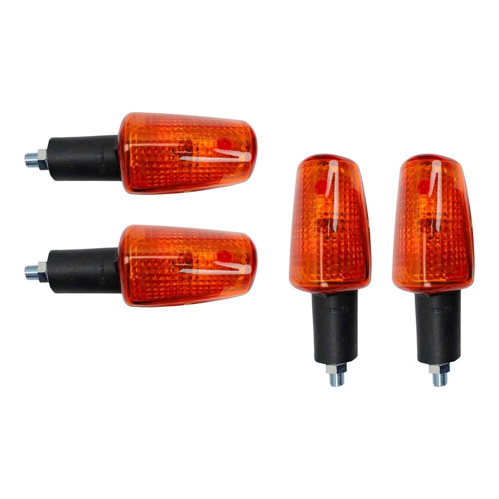 Foto 4 pulgar | Direccional Con Resorte Delanteras Traseras Derecha Izquierda Set Yamaha Ybr 125 C Ex (15-19) Ambar